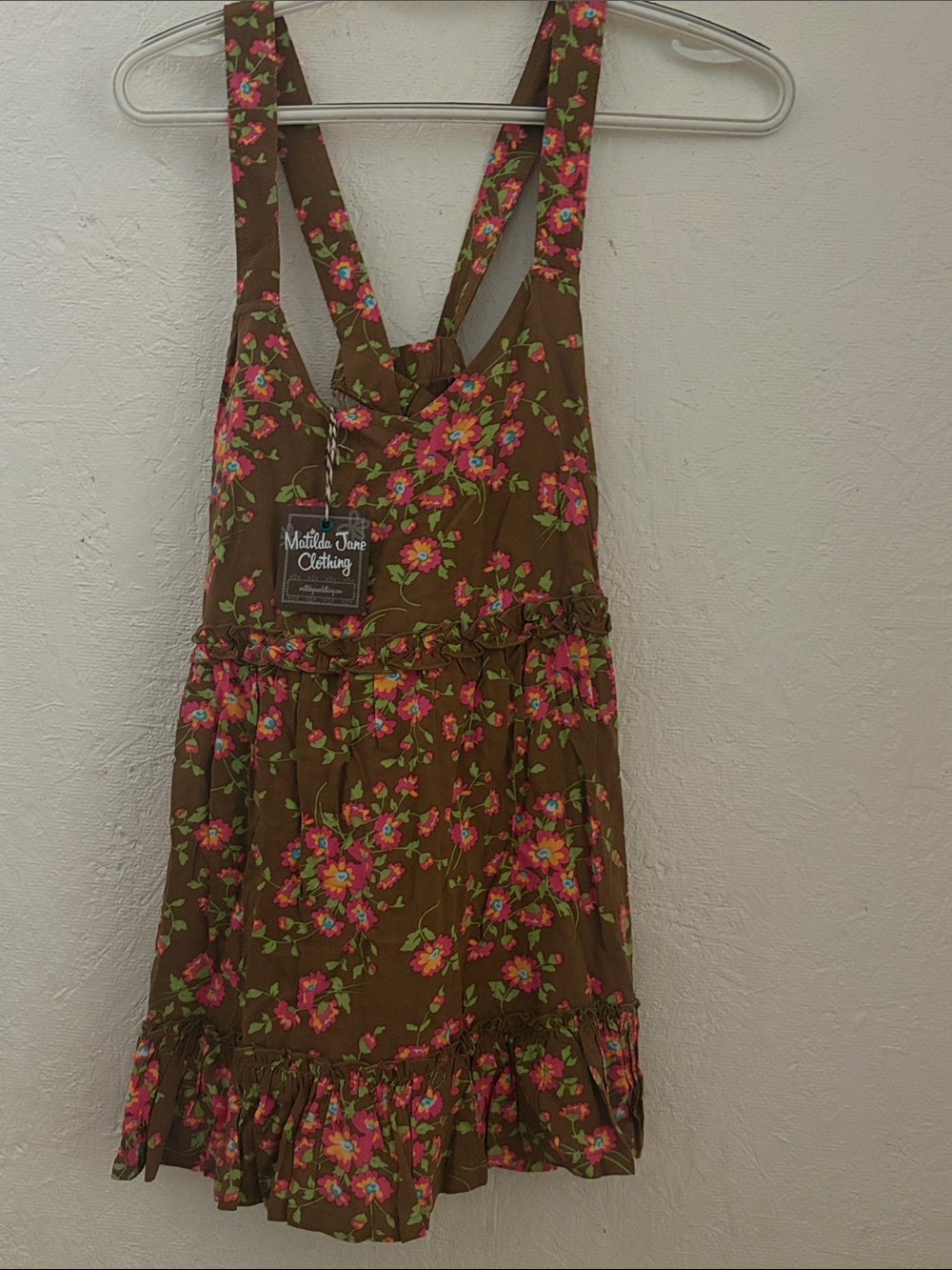 Matilda Jane On A Whim Top Floral Criss Cross Strap.